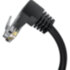 GCR Патч-корд прямой 20.0m UTP кат.5e, черный, нижний угол, литой, ethernet high speed, RJ45, T568B Greenconnect GCR-53959