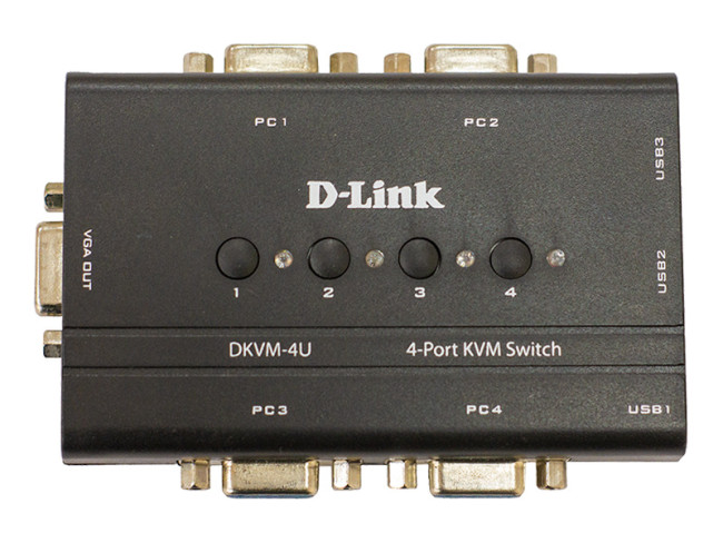 Коммутатор D-Link DKVM-4U/C2A