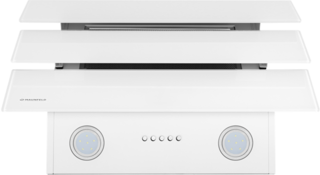 ВЫТЯЖКА MAUNFELD Maunfeld CASCADA PUSH 50 Glass White ВЫТЯЖКА MAUNFELD Maunfeld CASCADA PUSH 50 Glass White