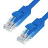 GCR Патч-корд перекрестный ethernet 1.0m UTP кат.5е, синий, RJ45, литой Greenconnect RJ45(m) - RJ45(m) Cat.5e U/UTP LSZH 1м