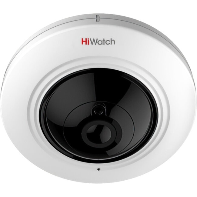 3Мп внутренняя купольная панорамная IP-камера, 1/2.8'' Progressive Scan CMOS матрица; объектив 1.16мм; угол обзора 180°/180°; механический ИК-фильтр; 0.005Лк@F1.2; H.26 Камера видеонаблюдения IP внутренняя HIWATCH DS-I351