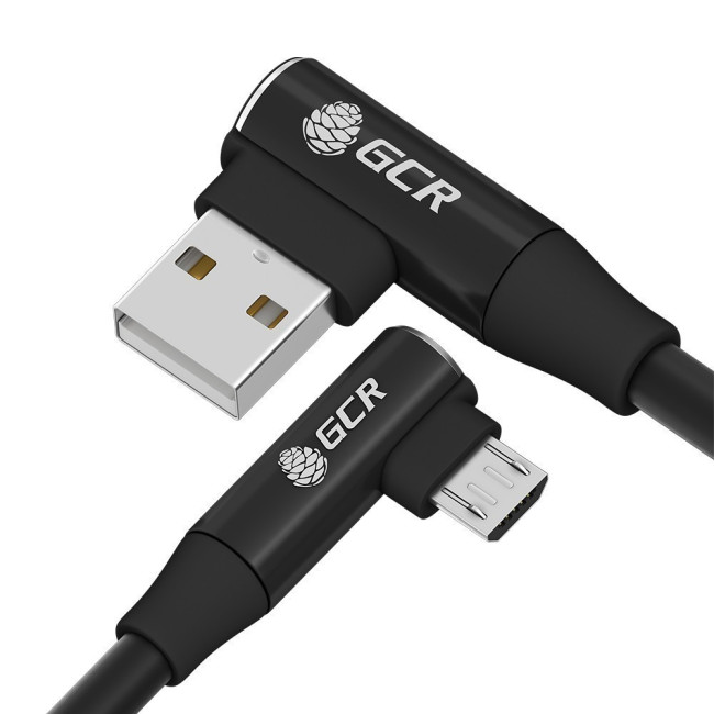 GCR Кабель PREMIUM 0.3m MicroUSB угловой для PowerBank, силикон черный, AL case черный, GCR-53907 Greenconnect GCR-53907 GCR Кабель PREMIUM 0.3m MicroUSB угловой для PowerBank, силикон черный, AL case черный, GCR-53907 Greenconnect GCR-53907