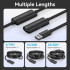 Активный кабель-удлинитель Vention USB 2.0 AM/AF с усилителем - 10м Черный Vention CBKBL