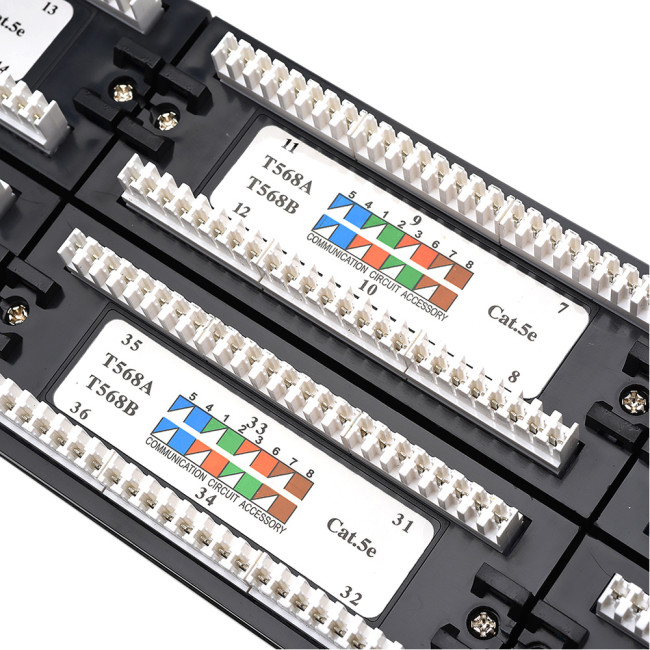 Патч-панель 19" 48хRJ45 UTP 2U cat.5е ATcom AT4852