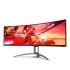 Монитор AOC AG493UCX2 49'', Curved, 5020x1440, VA, 165hz, 80M:1, 400cd, 1ms, 3xHDMI 2.0, DP 1.4, 3xUSB 3.2, Type-C 65W, Speakers, H. adj 100mm, 3Y, Black AOC AG493UCX2 Монитор AOC AG493UCX2 49'', Curved, 5020x1440, VA, 165hz, 80M:1, 400cd, 1ms, 3xHDMI 2.0, DP 1.4, 3xUSB 3.2, Type-C 65W, Speakers, H. adj 100mm, 3Y, Black AOC AG493UCX2