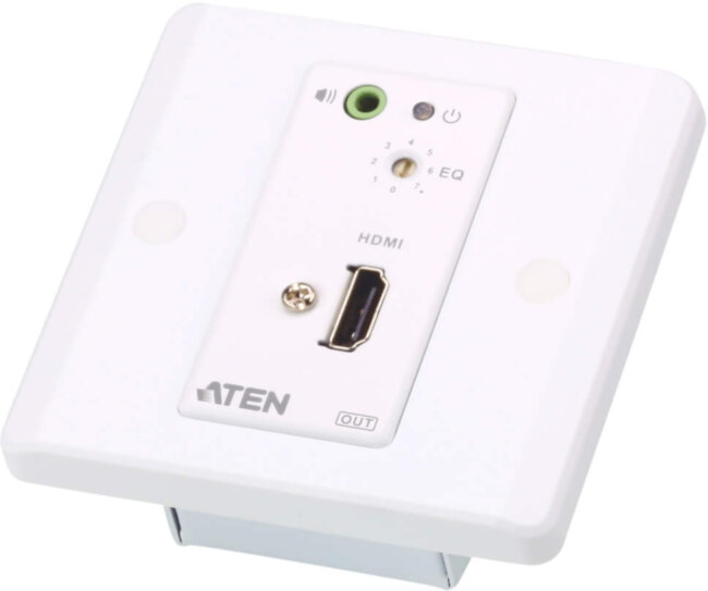 Настенный удлинитель HDMI по кабелю Cat 5, рамка MK (1080p@40м) ATEN VE807 Настенный удлинитель HDMI по кабелю Cat 5, рамка MK (1080p@40м) ATEN VE807