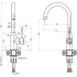 Смеситель RIVELATO Rivelato 1923502 antracite cromo