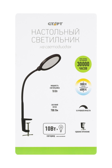 Светильник настольный СТАРТ CT210 черный Светильник настольный СТАРТ CT210 черный Светильник настольный СТАРТ CT210 черный Светильник настольный СТАРТ CT210 черный