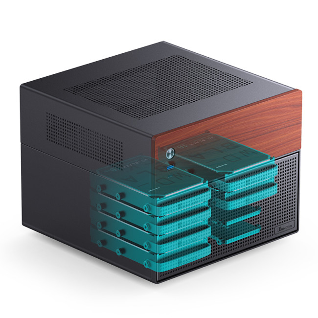 Корпус без блока питания Jonsbo N4 black Корпус без блока питания Jonsbo N4 black