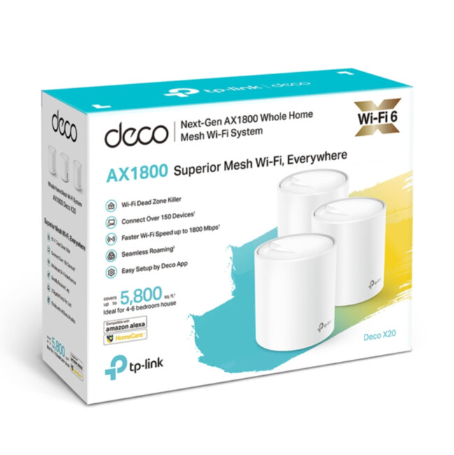 Точка доступа TP-Link Deco X20 (3-pack)