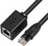 GCR Удлинитель патч-корда прямой 1.5m, UTP медь, кат.6, 24 AWG, ethernet high speed 10 Гбит/с, RJ45, GCR-52647 Greenconnect RJ45(m) - RJ45(f) Cat. 6 U/UTP LSZH 1.5м