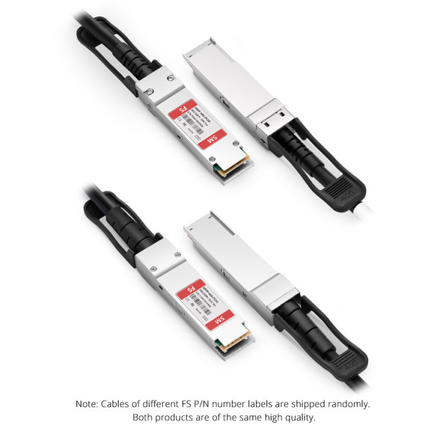 Твинаксиальный медный кабель FS QSFP-PC03 (74638) Твинаксиальный медный кабель FS QSFP-PC03 (74638)