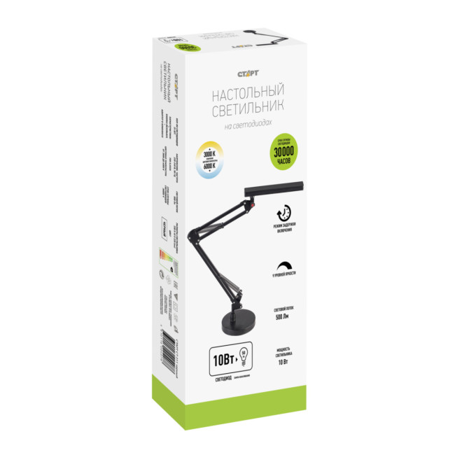 Светильник настольный СТАРТ CT211 черный Светильник настольный СТАРТ CT211 черный Светильник настольный СТАРТ CT211 черный Светильник настольный СТАРТ CT211 черный