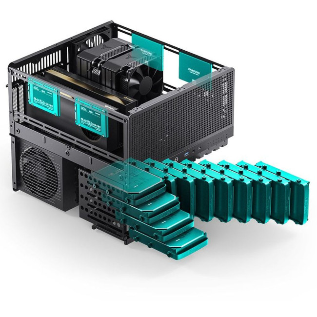 Корпус без блока питания JONSBO N5 Black Корпус без блока питания JONSBO N5 Black