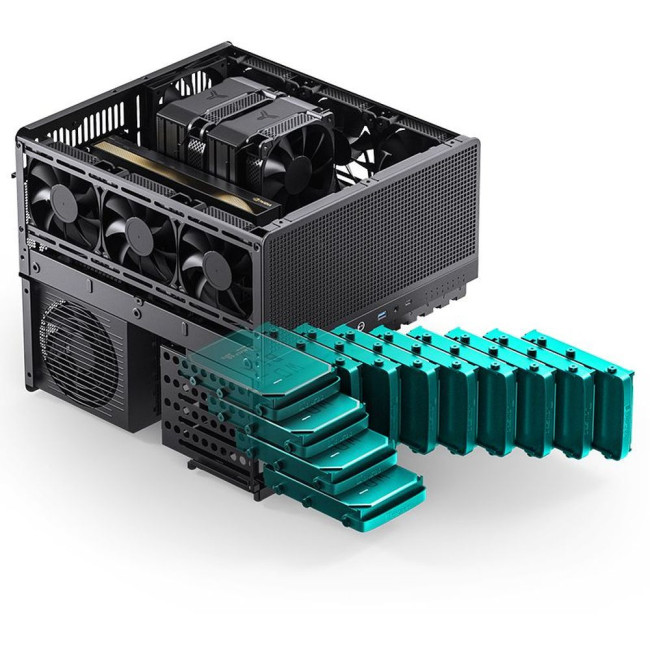 Корпус без блока питания JONSBO N5 Black Корпус без блока питания JONSBO N5 Black