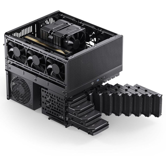 Корпус без блока питания JONSBO N5 Black Корпус без блока питания JONSBO N5 Black