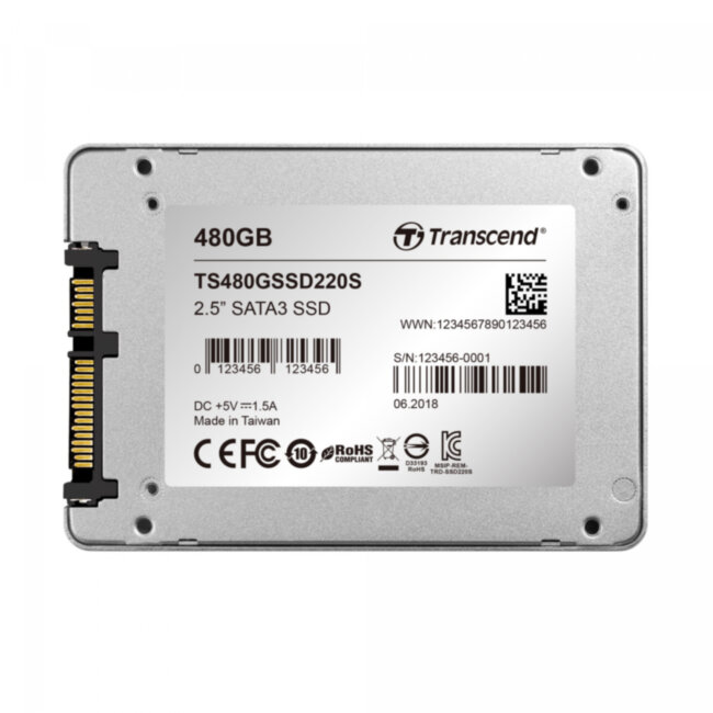Твердотельный накопитель Transcend SSD220S TS480GSSD220S