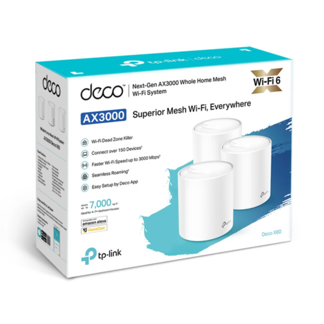 Маршрутизатор TP-Link Deco X60 (3-pack) Маршрутизатор TP-Link Deco X60 (3-pack)