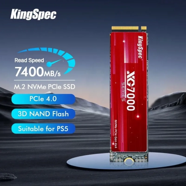 Твердотельный накопитель Kingspec SSD XG7000-512 2280
