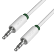 Greenconnect Кабель аудио 0.25m jack 3,5mm/jack 3,5mm белый, зеленая окантовка, ультрагибкий, 28 AWG, M/M, Premium GCR-AVC1662-0.25m, экран, стерео Greenconnect mini jack 3.5 mm (m) - mini jack 3.5 mm (m) 0.25м Greenconnect Кабель аудио 0.25m jack 3,5mm/jack 3,5mm белый, зеленая окантовка, ультрагибкий, 28 AWG, M/M, Premium GCR-AVC1662-0.25m, экран, стерео Greenconnect mini jack 3.5 mm (m) - mini jack 3.5 mm (m) 0.25м