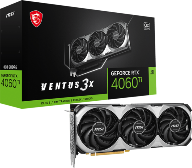 Видеокарта MSI GeForce RTX 4060 Ti