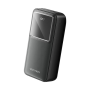Power Bank Vention 30000mAh(Micro-USB/C-A/A)22.5W Черный с LED Дисплеем, шт. Vention FHMB0 Power Bank Vention 30000mAh(Micro-USB/C-A/A)22.5W Черный с LED Дисплеем, шт. Vention FHMB0
