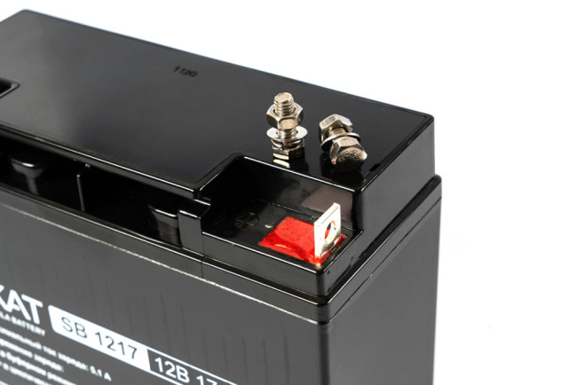 2536 SKAT SB 1217, 12В, 17Ач, максимальный ток заряда 5,1 А. Тип клеммы — B1 (под болт М5 с гайкой). Размер корпуса — 77х180х168. Вес — 4,9 кг. Срок службы — 6 лет. Гарантия - 18 месяцев. Бастион SKAT SB 1217 2536 SKAT SB 1217, 12В, 17Ач, максимальный ток заряда 5,1 А. Тип клеммы — B1 (под болт М5 с гайкой). Размер корпуса — 77х180х168. Вес — 4,9 кг. Срок службы — 6 лет. Гарантия - 18 месяцев. Бастион SKAT SB 1217