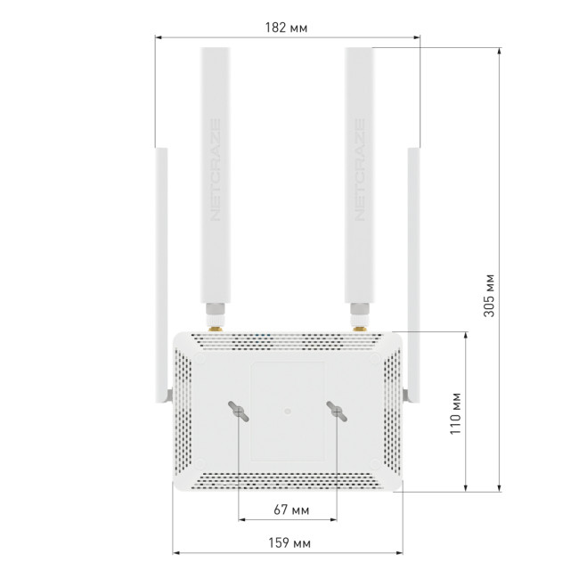 Маршрутизатор Netcraze Netcraze Explorer 4G (NC-4910)