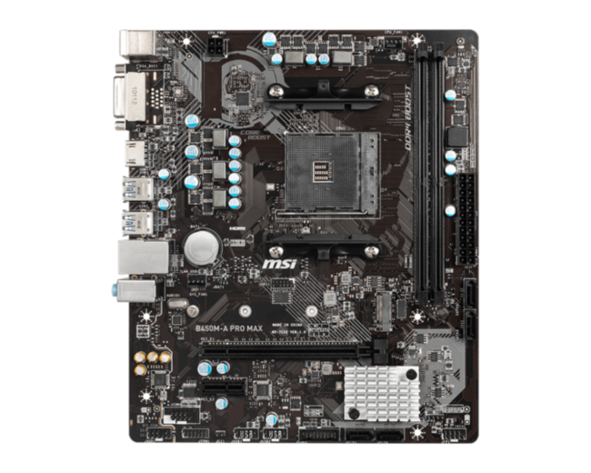 Материнская плата MSI B450M-A PRO MAX