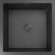 Кухонная мойка GRANFEST GranFest METAL 4444 PVD graphite