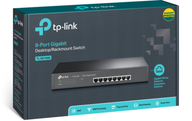 Сетевой коммутатор TP-Link TL-SG1008 Сетевой коммутатор TP-Link TL-SG1008