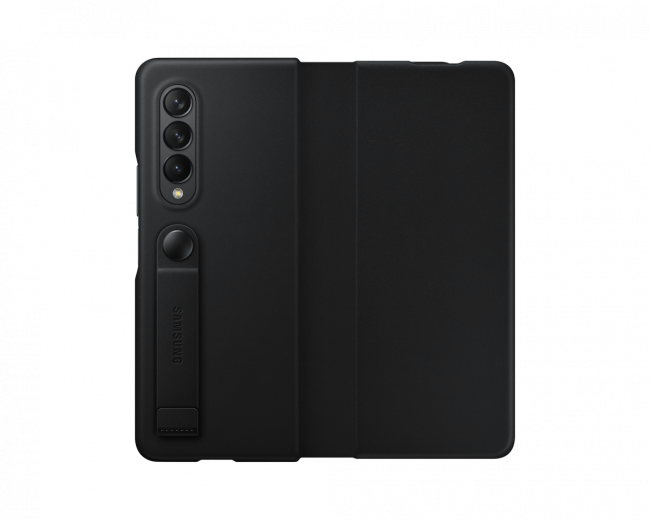 Чехол-обложка Чехол-книжка Samsung Leather Flip Cover Z Fold3, чёрный (EF-FF926LBEGRU) Чехол-обложка Чехол-книжка Samsung Leather Flip Cover Z Fold3, чёрный (EF-FF926LBEGRU)