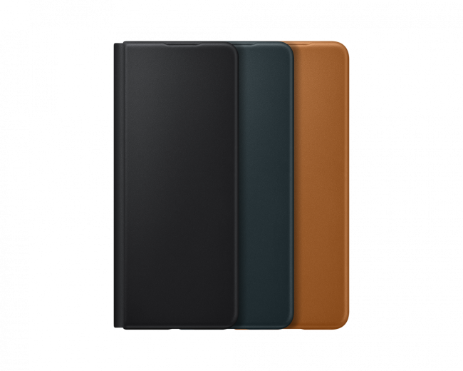 Чехол-обложка Чехол-книжка Samsung Leather Flip Cover Z Fold3, чёрный (EF-FF926LBEGRU) Чехол-обложка Чехол-книжка Samsung Leather Flip Cover Z Fold3, чёрный (EF-FF926LBEGRU)