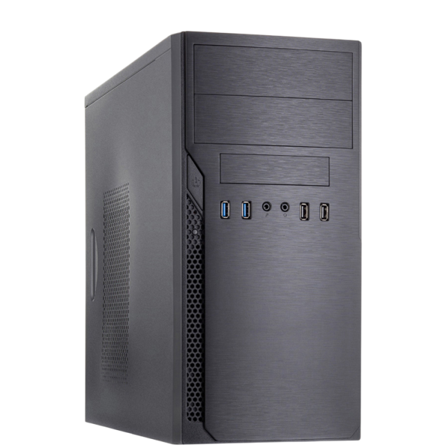 Корпус с блоком питания 450Вт. Foxline FL-628-FZ450R-U32-S