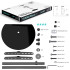 Cтойка ONKRON на 1 ТВ ONKRON TS5060 BLACK