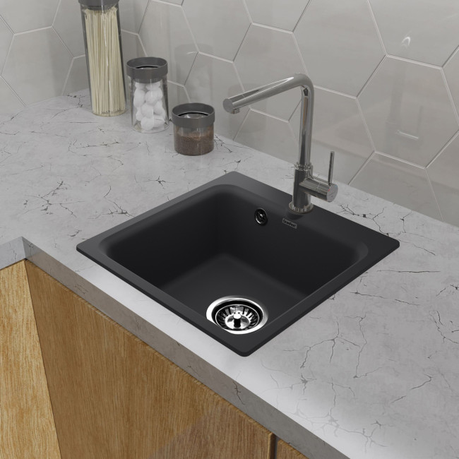 Кухонная мойка GRANFEST GranFest SMART 430 black Кухонная мойка GRANFEST GranFest SMART 430 black