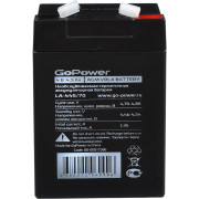 Аккумулятор свинцово-кислотный GoPower LA-445/70 4V 4.5Ah (1/20) GoPower 00-00017386 Аккумулятор свинцово-кислотный GoPower LA-445/70 4V 4.5Ah (1/20) GoPower 00-00017386