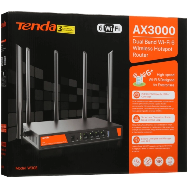 Маршрутизатор Tenda W30E