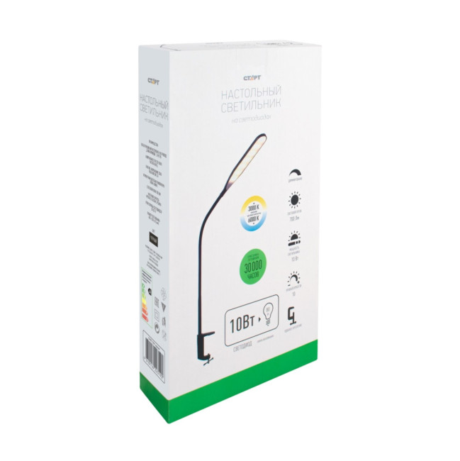 Светильник настольный СТАРТ CT87 черный светодиодный Светильник настольный СТАРТ CT87 черный светодиодный