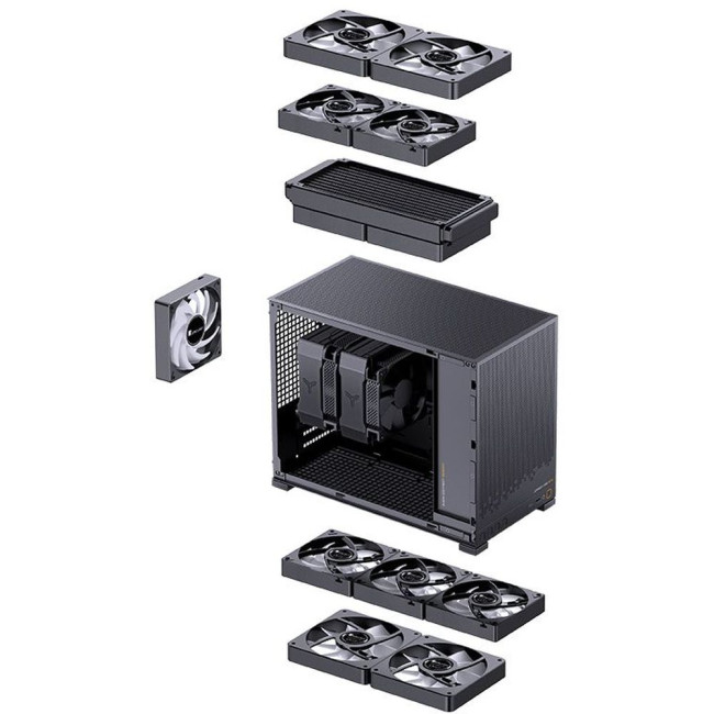 Корпус без блока питания JONSBO D32 STD BLACK Корпус без блока питания JONSBO D32 STD BLACK