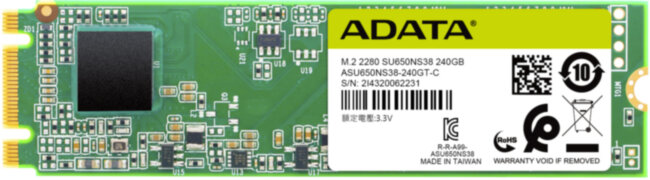 Твердотельный накопитель ADATA Ultimate SU650 ASU650NS38-240GT-C