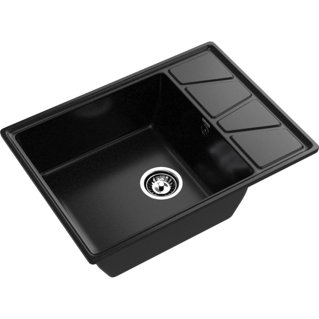 Кухонная мойка GRANFEST GranFest VERTEX V-680L black Кухонная мойка GRANFEST GranFest VERTEX V-680L black