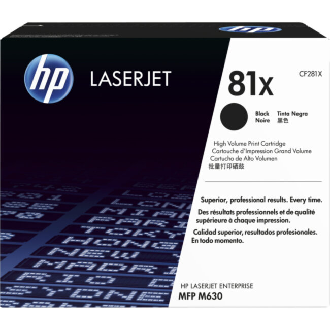 Тонер-картридж HP 81X Black Original LaserJet Toner Cartridge (CF281X) Тонер-картридж HP 81X Black Original LaserJet Toner Cartridge (CF281X)