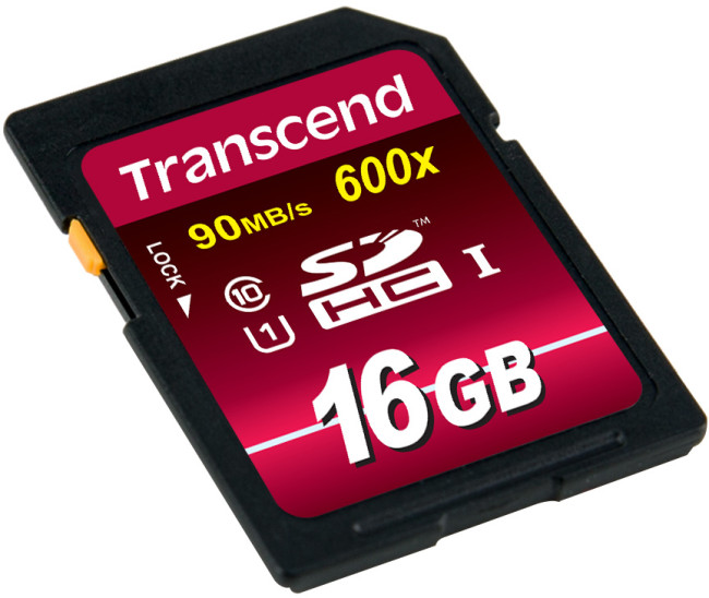 Карта памяти Transcend SDHC Class 10 UHS-I 600x