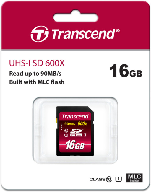 Карта памяти Transcend SDHC Class 10 UHS-I 600x
