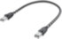 GCR Патч-корд PROF прямой 1.0m, UTP медь кат.6, STRONG черно-белый нейлон, ethernet high speed 10 Гбит/с, T568B, GCR-52776 Greenconnect RJ45(m) - RJ45(m) Cat. 6 1м черно-белый
