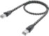 GCR Патч-корд PROF прямой 1.0m, UTP медь кат.6, STRONG черно-белый нейлон, ethernet high speed 10 Гбит/с, T568B, GCR-52776 Greenconnect RJ45(m) - RJ45(m) Cat. 6 1м черно-белый
