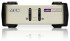 2-x порт. переключатель, электрон., KVM,  1 user PS2/USB+VGA =>  2 cpu PS2/USB+VGA, со шнурами PS2/USB 2х1.2м., 2048x1536, настол., без OSD, некаскад. ATEN CS82U