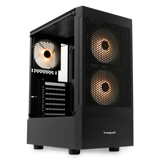 Корпус без блока питания HSPD M540-TGBK-ARGB Корпус без блока питания HSPD M540-TGBK-ARGB