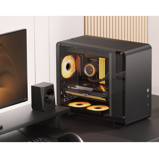 Корпус без блока питания Jonsbo U4Mini black Корпус без блока питания Jonsbo U4Mini black